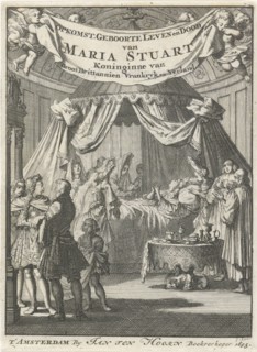 Death of Mary II Stuart, Queen of England and Scotland, 1695, Jan Luyken, Jan Claesz ten Hoorn,