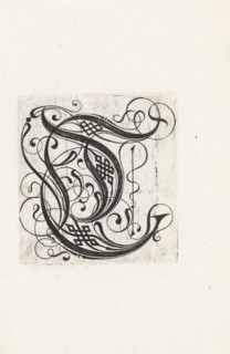 Letter T, Anonymous, c. 1600 - c. 1699