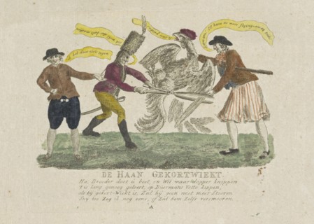 Short Wicks of a French rooster, 1793, Anonymous, 1793