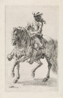 A horse rider, Dirk Maas, 1669-1717