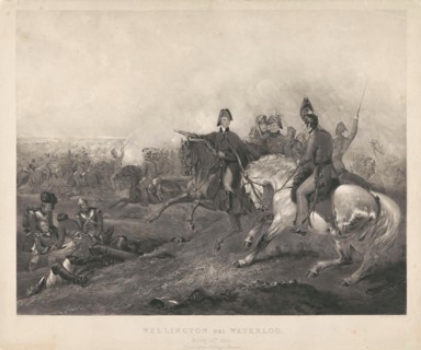 Wellington at the Battle of Waterloo, 1815, Frederick Bromley, G.G. Lange, 1837