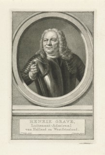 Portrait of Henry Grave, Jacob Houbraken, 1749 - 1759