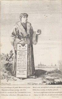 Portrait of Laurens Jansz. Coster, Pieter Jansz. Saenredam, Pieter Casteleyn, Petrus Scriverius,