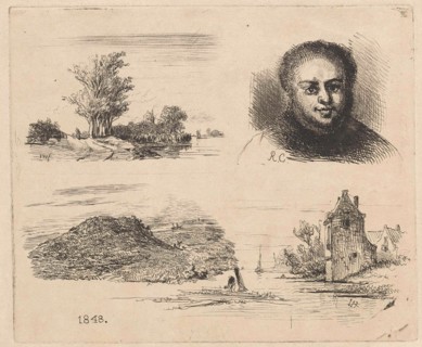 Creation Sets of the Hague Etsclub, Jan Weissenbruch, Reinier Craeyvanger, Lambertus Hardenberg
