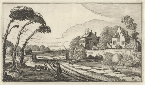 Shepherd in a landscape, Gillis van Scheyndel (I), Anonymous, 1624