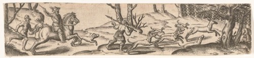 Deer Hunting, Abraham de Bruyn, 1565