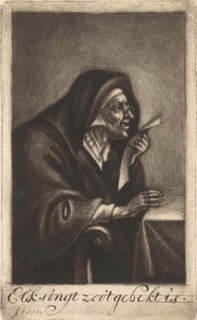 Singing old woman, Jan de Groot, David Teniers (II), 1698 - 1776