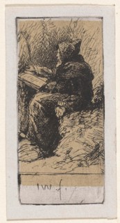 Incumbent hermit, Jan Weissenbruch, 1837 - 1880
