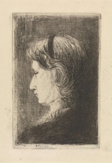 Portrait of Aleida Schaap, Jozef IsraÃ«ls, 1835 - 1911