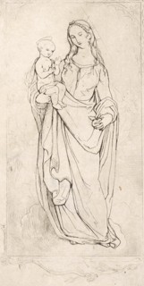 Virgin Mary and the Christ Child, Theodoor Schaepkens, 1825-1883