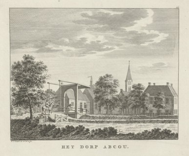 View of the village Abcoude, Jan Evert Grave, 1786 - 1805