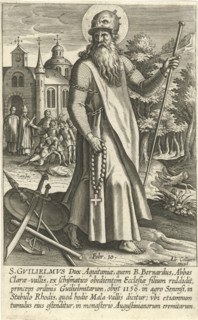 Saint William of Aquitaine, Adriaen Collaert, 1608