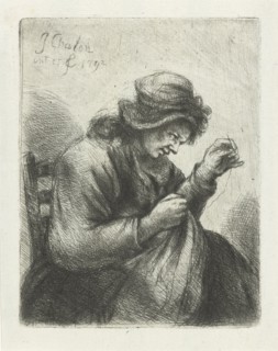 Old dressmaker, Jan Chalon, 1792