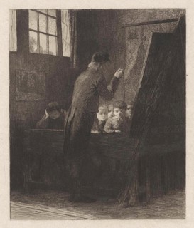 Instructor for the class, Willem Steelink (II), 1866 - 1928