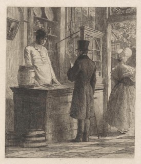 Interior of a shop, Willem Steelink (II), 1866 - 1928