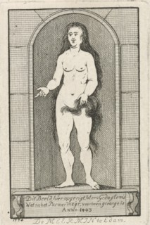 Niche with the statue of a mermaid, print maker: Caspar Jacobsz. Philips, 1774