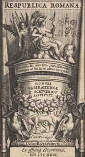 Rome crowned by Fame, Pieter Serwouters, Bonaventura Elzevier, Abraham Elzevier (I), 1629