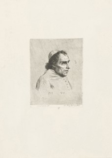 Portrait of Pope Pius VII, Johannes Pieter de Frey, 1770 - 1834