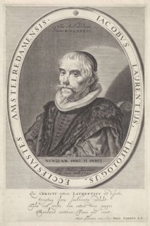 Portrait of James Lawrence, Theodor Matham, Johannes Philippus Pareus, 1642