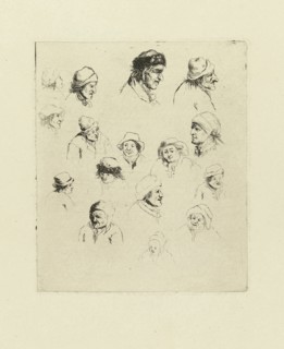 Study Journal sixteen heads, Marie Lambertine Coclers, 1776 - 1815