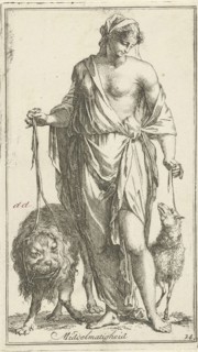 Personification of mediocrity, Arnold Houbraken, 1710 - 1719