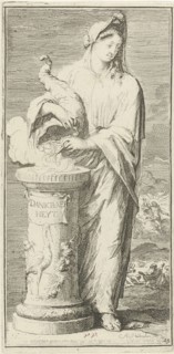 personified Gratitude, Arnold Houbraken, 1710 - 1719