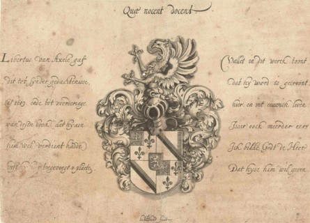 Coat of Libertus of Axele, Michiel le Blon, 1615