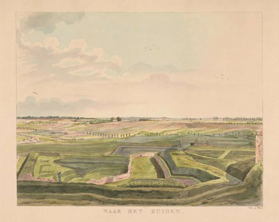 View of the countryside south of Nijmegen, Derk Anthony van de Wart, 1815 - 1824