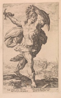 Horatius Codes, Anonymous, Hendrick Goltzius, Franco Estius, 1645 - 1706