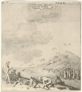 Resurrection of the dead, Gillis van Scheyndel (I), Gerhard Verstegen, 1625