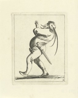Wielding fool, Pieter Jansz. Quast, Frederik de Wit, 1639 - 1706