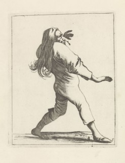 Long-haired man with snottebel, Pieter Jansz. Quast, Frederik de Wit, 1639 - 1706