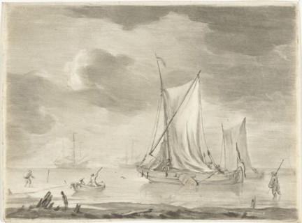 River landscape, Jurriaan Cootwijck, 1761 - 1798
