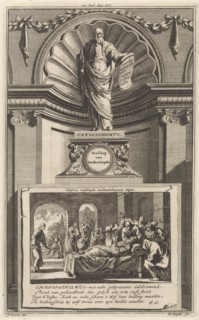 H John Chrysostom, Church Father, Jan Luyken, Zacharias Chatelain (II), FranÃ§ois Halma, 1698