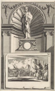 H. Epiphanius of Salamis, church father, Jan Luyken, Zacharias Chatelain (II), Jan Goeree, 1698