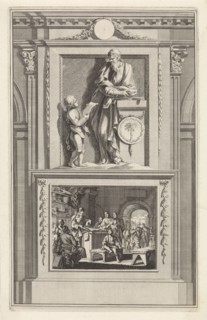 St. Clement of Alexandria, Church Father, Jan Luyken, Zacharias Chatelain II, Jan Goeree, 1698
