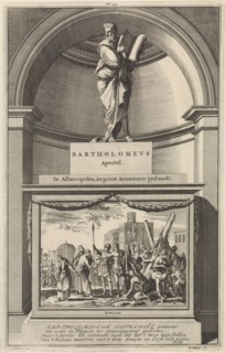 Apostle Bartholomew, Jan Luyken, Zacharias Chatelain (II), FranÃ§ois Halma, 1698