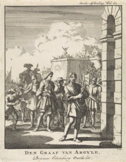 Execution of the Earl of Argyll, 1685, print maker: Jan Luyken, Jan Claesz ten Hoorn, 1698