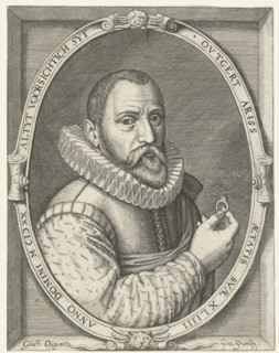 Portrait of Outgert Ariss Akersloot at the age of 44, Willem Outgertsz. Akersloot, 1620