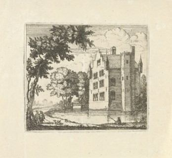 View of a castle, Simon Klapmuts, 1744 - 1780