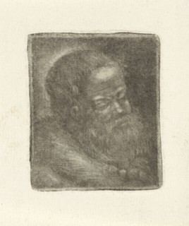 Man with a beard, Simon Klapmuts, 1768 - 1780