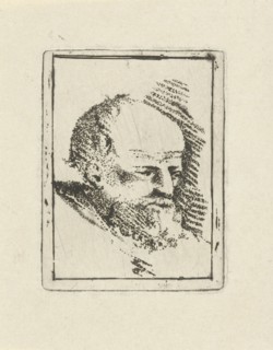Head of an Old Man, Simon Klapmuts, 1744-1780
