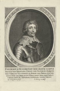 Portrait of Frederik Hendrik, Prince of Orange-Nassau, Crispijn van den Queborn, Simon Kloeting,