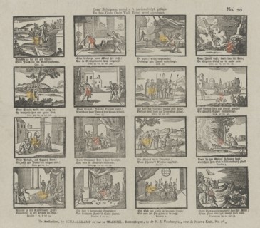 Biblical print. "Deez' bybelprent toond u 't aardsvaderlyk geslagt / En hoe Gods oude volk Egijpt'