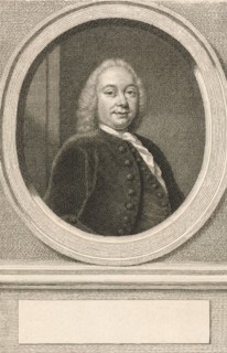 Portrait of Jonas Witsen, Jacob Houbraken, Frans van der Mijn, 1749 - 1780