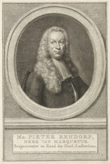 Portrait of Pieter Rendorp, Jacob Houbraken, 1708 - 1780