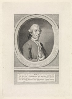 Portrait of Joannes Nomsz, Jacob Houbraken, G. Groeneveld, 1779