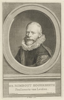 Portrait of Rombout Hogerbeets, Jacob Houbraken, Isaak Tirion, 1749 - 1759