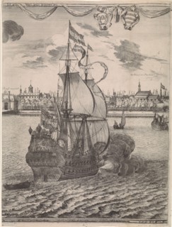 Panorama of Rotterdam, The Netherlands, print maker: attributed to Joost van Geel, Jan Houwens I,