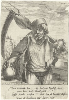 Earth, Nicolaes Jansz. Clock, 1597